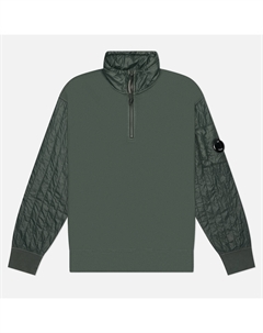 Мужская толстовка Diagonal Raised Fleece Mixed Half Zip C.p. company