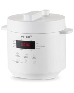 Мультиварка-скороварка VT-MC0301, 500Вт, белый Vitek