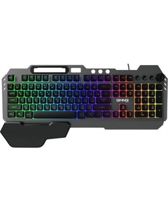 Клавиатура 720GK, USB, c подставкой для запястий, черный Gmng