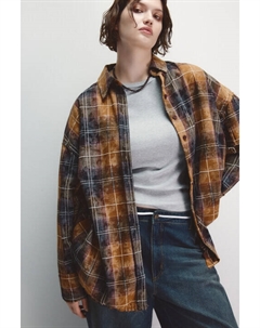 Рубашка в клетку с состаренным эффектом Befree