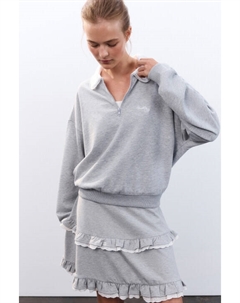 Свитшот с кружевным воротником Befree