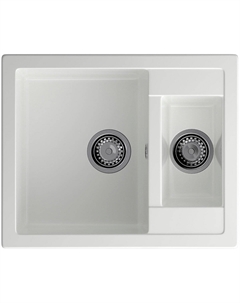 Кухонная мойка GranFest QUADRO 610K, 1.5-чаши 610x500 мм, иней (Q-610K иней) Granfest