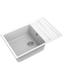 Кухонная мойка GranFest LEVEL 860L, 1-чаша+крыло, 860х500мм, иней (LV-860L иней) Granfest