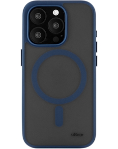 Чехол Cloud Case MagSafe для iPhone 15 Pro Max, silk-touch, синий Ubear