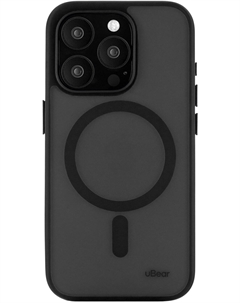 Чехол Cloud Case MagSafe для iPhone 15 Pro Max, silk-touch, черный Ubear