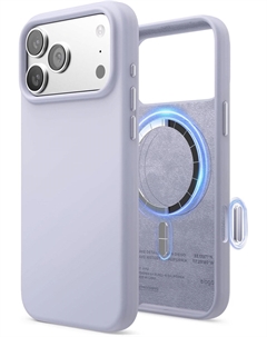 Чехол Magnetic Purple для iPhone 17 Pro Max, MagSafe, силикон, фиолетовый Elago
