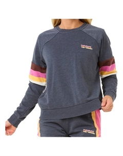 Женский свитер с круглым вырезом las dalias реглан, синий Rip curl