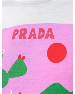 Толстовка с принтом кактуса Prada