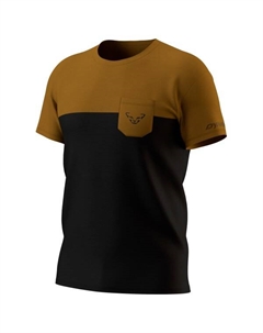 Футболка с карманом Transalper s/s - беговая рубашка, мультиколор Dynafit