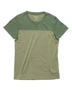 Женская классическая линейная футболка - рубашка из мериносовой шерсти, мультиколор Devold