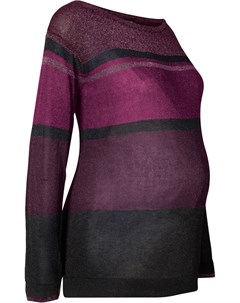 Пуловер для беременных дизайн в полоску Bonprix