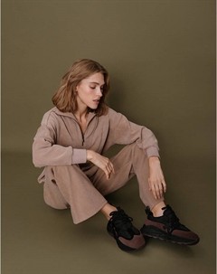 Коричневые женские кроссовки Lite by mascotte