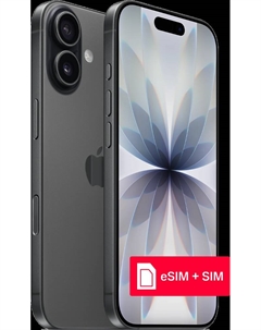 Смартфон Apple iPhone 17 512 Гб eSIM + SIM Black