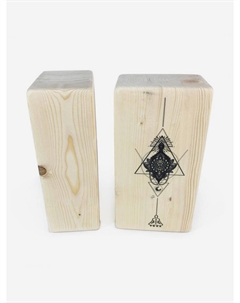 Кирпич для йоги Аджна, бежевый, йога блок из дерева, Бежевый Ramayoga