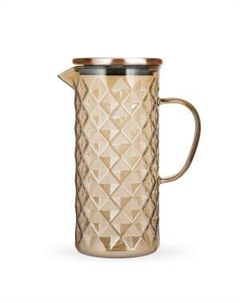 Кувшин Селена, 1.3 л, стекло/нерж. сталь/силикон Taller