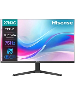 Монитор 27" 27N3G black, IPS, FHD, 5ms, 250cd, 75Hz, HDMI, VGA Hisense