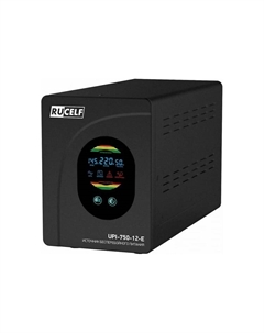 Источник бесперебойного питания UPI-750-12-E Line-Interactive, 750 ВА/480 Вт Rucelf