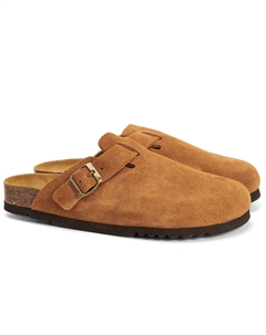 Мужские сабо, коньячные Scholl