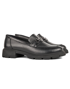 Женские лоферы, чёрные Bugatti