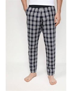 Хлопковые пижамные брюки в клетку Esprit