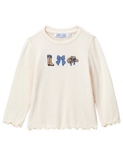 Лонгслив для маленькой девочки Original marines