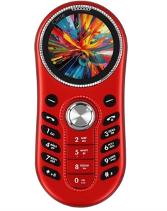 Мобильный телефон BQ 1416 Circle Red 1.39", BT, 0.08MP, 2*nano SIM, 950 mAh Bq