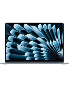 Ноутбук Apple MacBook Air A3241 15.3", 2025, Retina, Apple M4 10 core 4ГГц, 10-ядерный, 24ГБ 512ГБ SSD, macOS, голубой