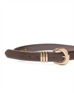 Тройной ремень с хлястиками, коричневый Сфера