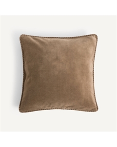 Наволочка для подушки из хлопкового велюра Parma каштановый Am.pm.