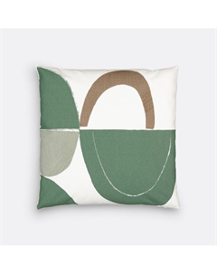 Чехол для подушки Comoe зеленый Laredoute