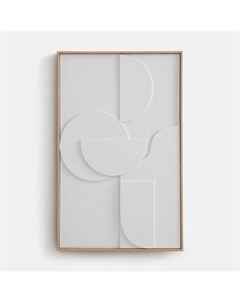 Холст в рамке 51 x 81 см Reloa белый La redoute interieurs