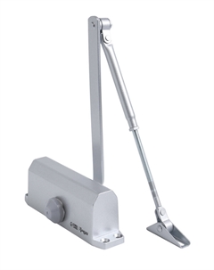 Доводчик дверей тундра g062 морозостойкий, до -50, до 65, цвет серебро Tundra