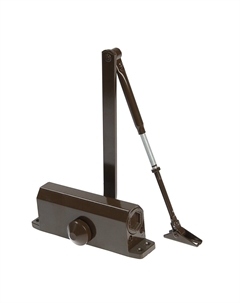 Доводчик дверной тундра d=80br, от 45-70 кг, коричневый Tundra