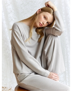 Комплект женский домашний серый Mark formelle