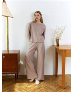 Брюки женские домашние коричневые Mark formelle