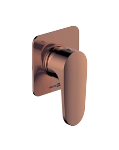 Смеситель для душа встраиваемый WasserKraft Asphe однорычажный с переключателем без лейки розовое золото (7751) Wasserkraft