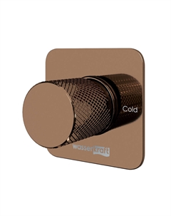 Смеситель для душа встраиваемый WasserKraft Paar однорычажный с переключателем без лейки розовое золото (8851) Wasserkraft