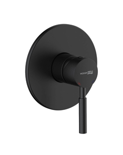 Смеситель для душа встраиваемый WasserKraft Gollach однорычажный с переключателем без лейки черный (3351) Wasserkraft