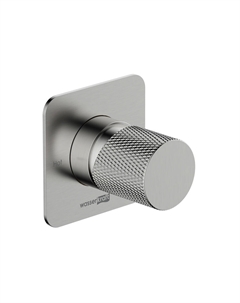 Смеситель для душа встраиваемый WasserKraft Tauber однорычажный с переключателем без лейки никель (6451) Wasserkraft