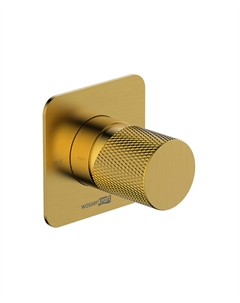 Смеситель для душа встраиваемый WasserKraft Schunter однорычажный с переключателем без лейки золото (8251) Wasserkraft