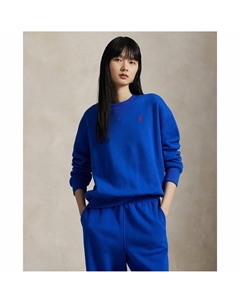 Свитшот с круглым вырезом и длинными рукавами синий Polo ralph lauren