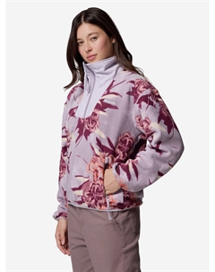 Джемпер флисовый женский Sequoia Grove Printed Half Zip, Розовый Columbia