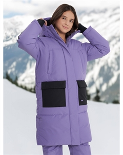 Пальто утепленное для девочек, Фиолетовый Termit