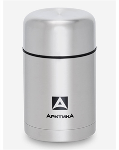 Термос с супер-широким горлом для супа и еды. Объем 0,75 л. В комплект входит вместительная крышка-тарелка. Пробка оснащена кнопкой для спуска давления для более легкого открывания., Серебряный Арктика