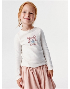 Лонгслив с принтом для девочек Sela