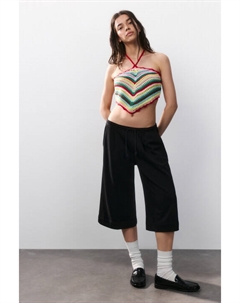 Шорты-бермуды трикотажные из футера Befree