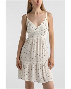 Платье на бретельках приталенное с принтом Baby angel