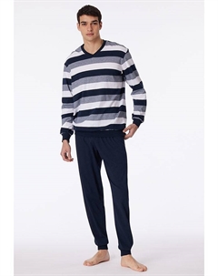 Пижама, темно-синий Schiesser