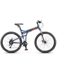 Складной велосипед Launch 950 26 MD, год 2025, цвет Синий-Красный, ростовка 19 Stels