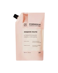 Жидкое мыло антибактериальное "Имбирь и женьшень", 500ml дой пак F formula